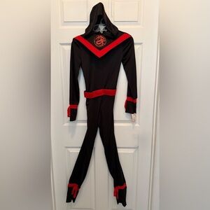 Target, Disguise-brand, Child’s Ninja Costume Red and Black Hooded Jumpsuit